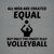 Men created equal but the finest play volleyball funny tiny thumbnail