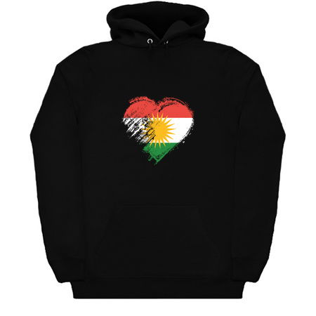 Grungy I Love Kurdistan Heart Flag tiny thumbnail