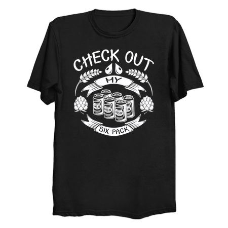 Check Out My Six Pack, Funny Fitness Sayings tiny thumbnail