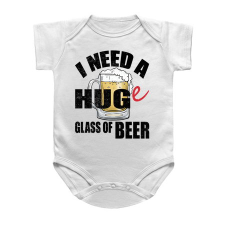 I Need A HUGe Glass Of Beer, Funny Beer Sayings Design tiny thumbnail