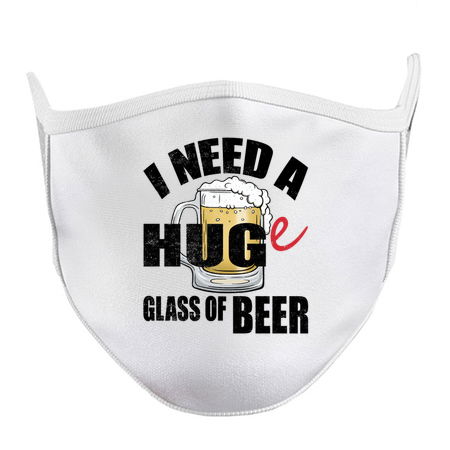I Need A HUGe Glass Of Beer, Funny Beer Sayings Design tiny thumbnail