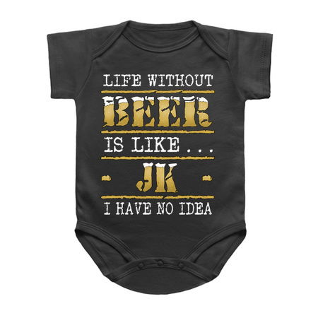 Life Without Beer Just Kidding Funny Beer Sayings Design tiny thumbnail