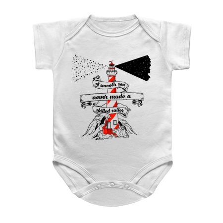 A smooth sea never made a skilled sailor Lighthouse tiny thumbnail