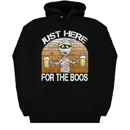 Just Here For The Boos Funny Halloween Mummy tiny thumbnail