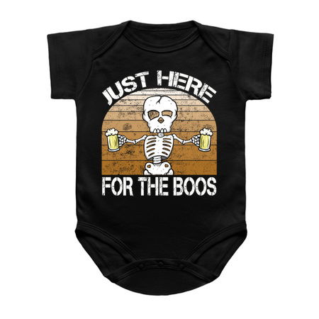 Just Here For The Boos Funny Halloween Skeleton tiny thumbnail