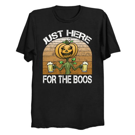 Just Here For The Boos Funny Halloween Pumpkin tiny thumbnail