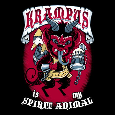 Krampus is My Spirit Animal - Creepy Cute Goth - Holidays - NeatoShop