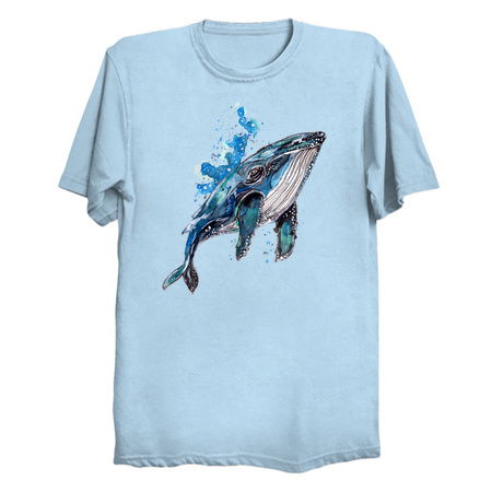 Blue Humpback Whale - NeatoShop