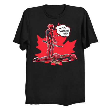 Canada's Ass T-shirt Canada's Ass Shirt Canada's -  UK