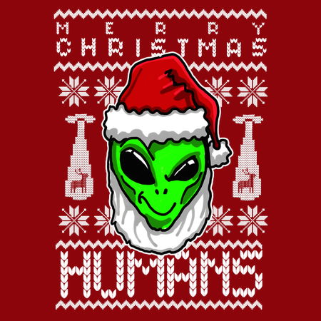 Alien Christmas Sweater Style Ugly Christmas Sweater Themed Alien Design Neatoshop