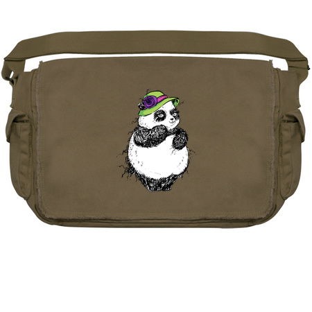 Bashful Plump Panda with a Gorgeous Hat tiny thumbnail