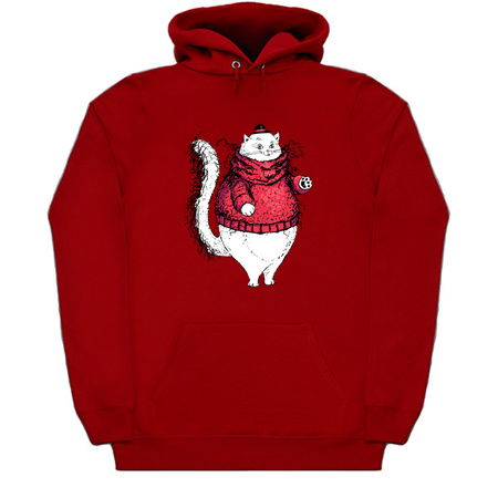 Gentleman Cat with A Very Fuzzy Sweater and Lovely Hat tiny thumbnail