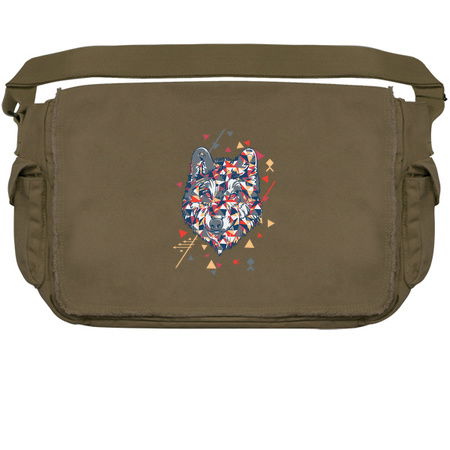 badass wolf with tripping triangles tiny thumbnail