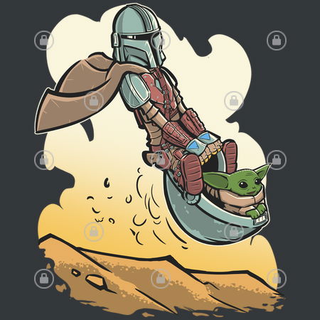 Baby Yoda The Mandalorian Cartoon