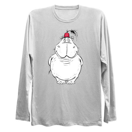 A Big Handsome Hippo with a Cute Little Fez Hat tiny thumbnail