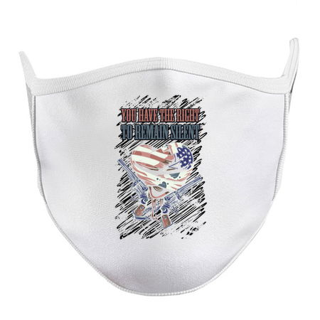 A heart wrapped in a flag and pistols tiny thumbnail