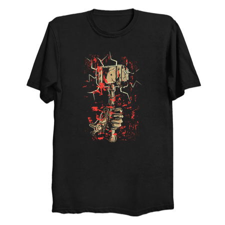 A hand wielding a thunder hammer tiny thumbnail