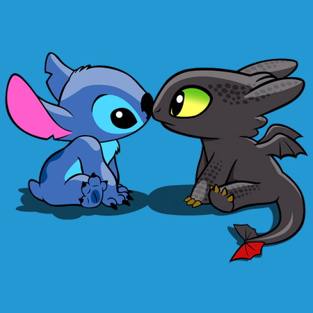 Kawaii babies Stitch Toothless NeatoShop