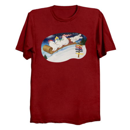 Winter Bobsled Snowman sport champs for Christmas and beyond! tiny thumbnail