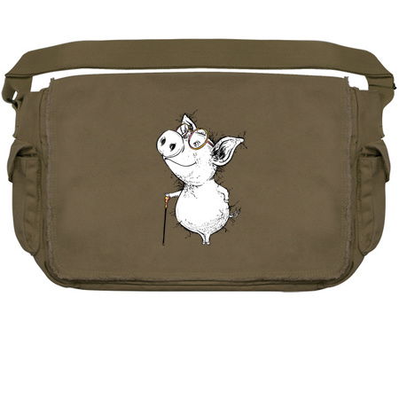 Dapper Little Piggy with Very Smart Glasses tiny thumbnail