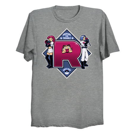 Prepare For Trouble Team Rocket Pokemon light shirts