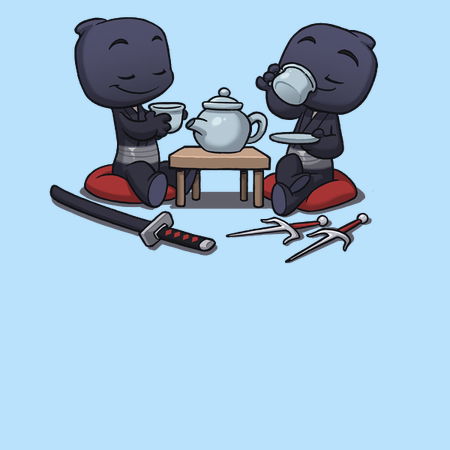 Ninja Tea Time - NeatoShop