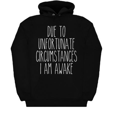 DUE TO UNFORTUNATE CIRCUMSTANCES (white) tiny thumbnail