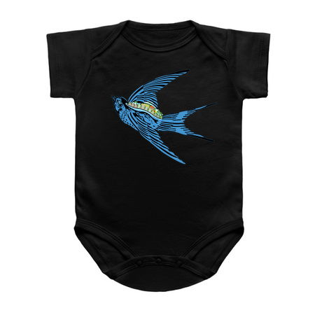 Birdland Beautiful original flying bird art tiny thumbnail