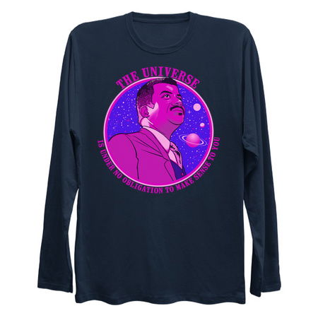 The Universe as described by Neil deGrasse Tyson Nerdy Science Shirt (Variant) tiny thumbnail