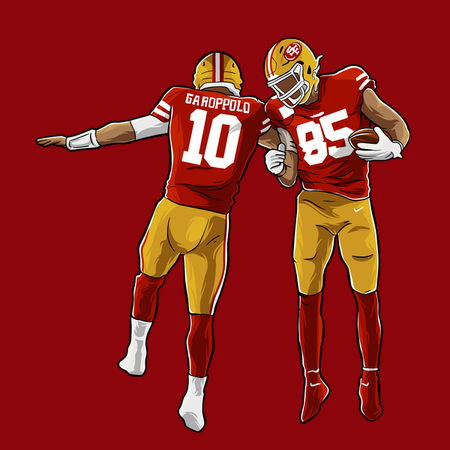 Jimmy Garoppolo x George Kittle San Francisco 49ers NeatoShop