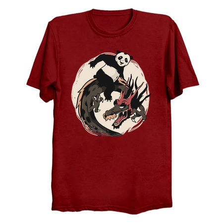 Panda Riding A Dragon tiny thumbnail