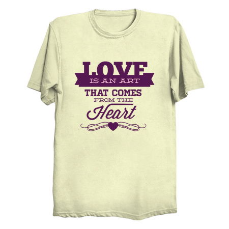 Love is an art that comes from the heart tiny thumbnail