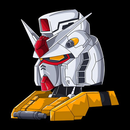 style3 RX-78-2 T-Shirt da Uomo Japan Robot Nippon