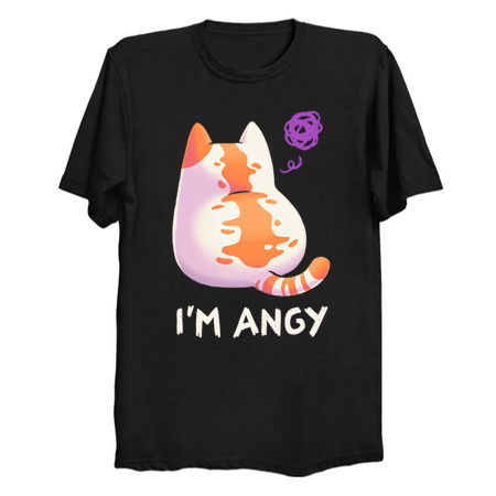 Cute but Angry Cat - NeatoShop