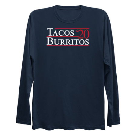 Tacos and Burritos Political Campaign Parody Funny Foodie tiny thumbnail