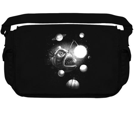 Cosmic Angler Fish (black and white version tiny thumbnail