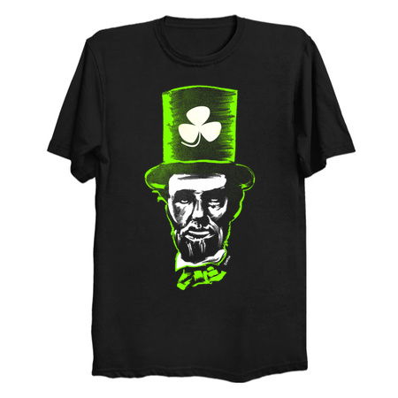 Abe Lincoln Irish Shamrock St. Patrick's Day Themed Design tiny thumbnail
