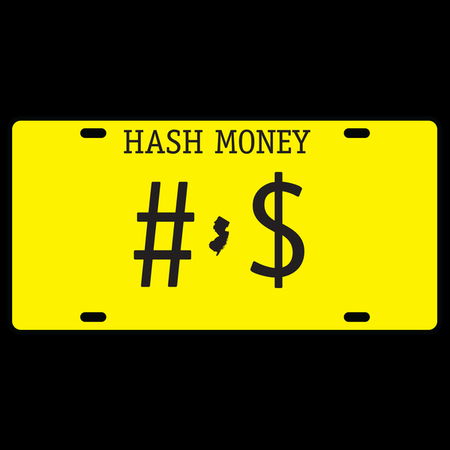 Hash Money plate - NeatoShop